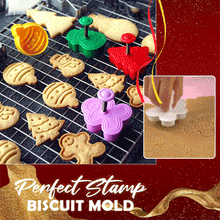 Load image into Gallery viewer, Perfect Stamp Biscuit Mold (4 PCS)
