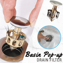 Load image into Gallery viewer, Pop-up Basin Drain Filter

