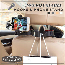 Load image into Gallery viewer, 360 Rotatable Hook &amp; Phone Holder
