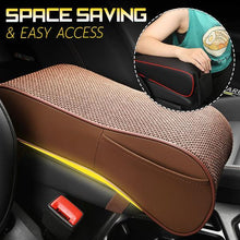 Load image into Gallery viewer, Car Armrest Cushion with Phone Holder Storage Bag
