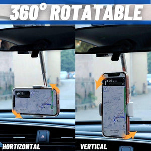 360° Rearview Mirror Phone Mount