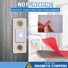 Load image into Gallery viewer, Ultra-thin Invisible Magnetic Door Stoppers
