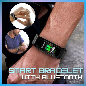 2-in-1 Smart Bracelet With Bluetooth Earphones
