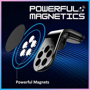 Magnetic Powerful Air Vent Car L-Shape Phone Holder