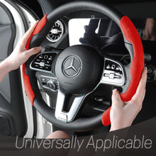 Load image into Gallery viewer, Car Anti-Skid Plush Steering Wheel Cover（2PCS）
