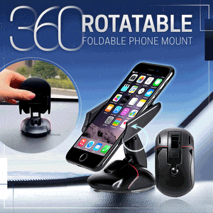 360° Rotatable Foldable Car Phone Mount