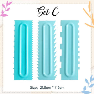 Cake Icing Comb (Set of 3)