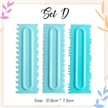 Load image into Gallery viewer, Cake Icing Comb (Set of 3)
