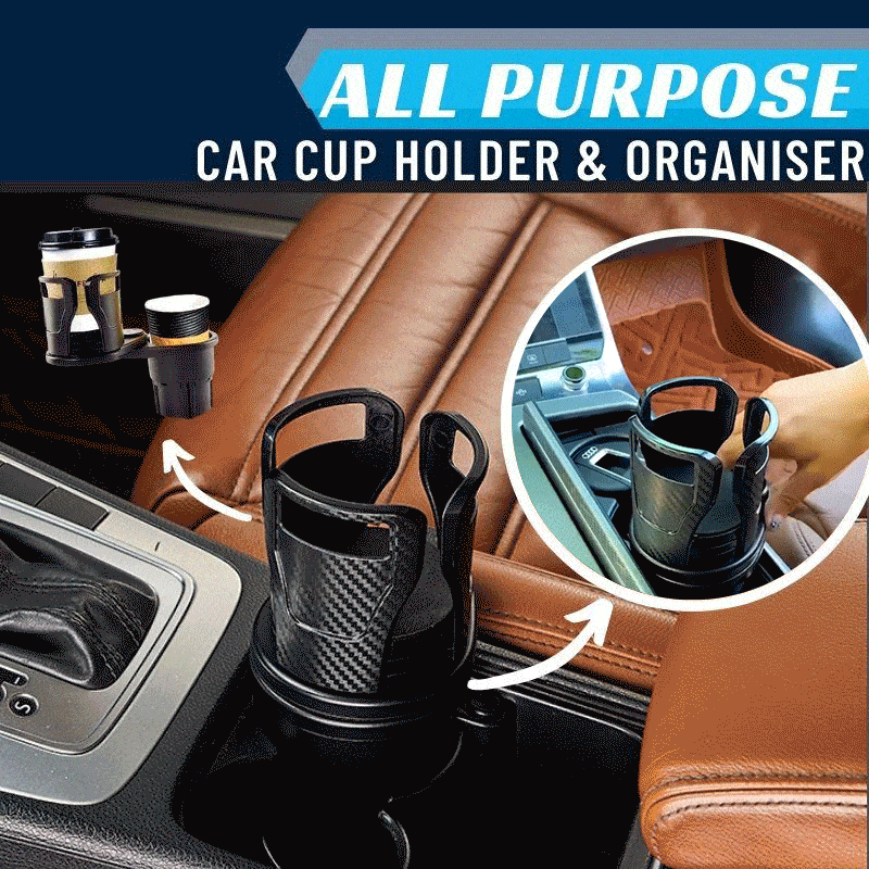 All Purpose Car Cup Holder & Organizer