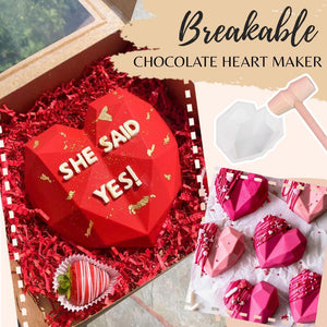 Breakable Chocolate Heart Maker Set