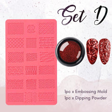 Load image into Gallery viewer, 4D Sculpture Nail Art Mold Set
