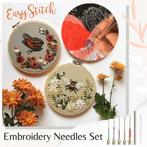 EasyStitch Embroidery Stitching Punch Needles Set